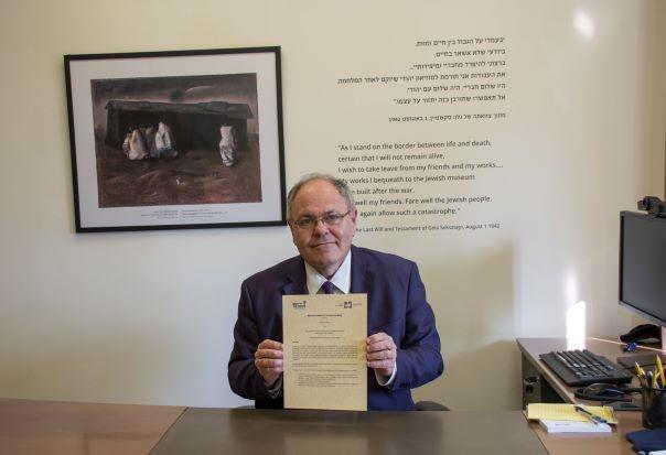 Dani Dayan, président de Yad Vashem, a signé un accord avec le Projet Aladin